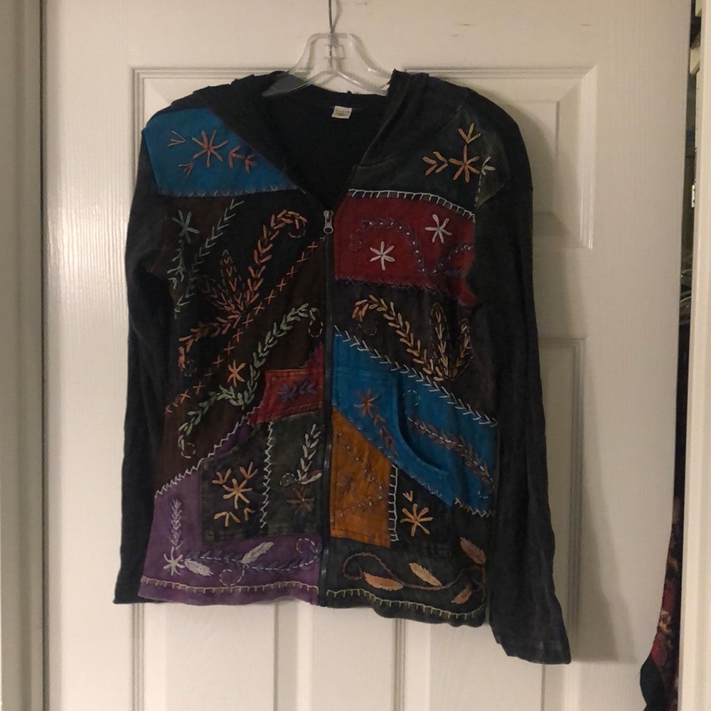 Zippered hoodie